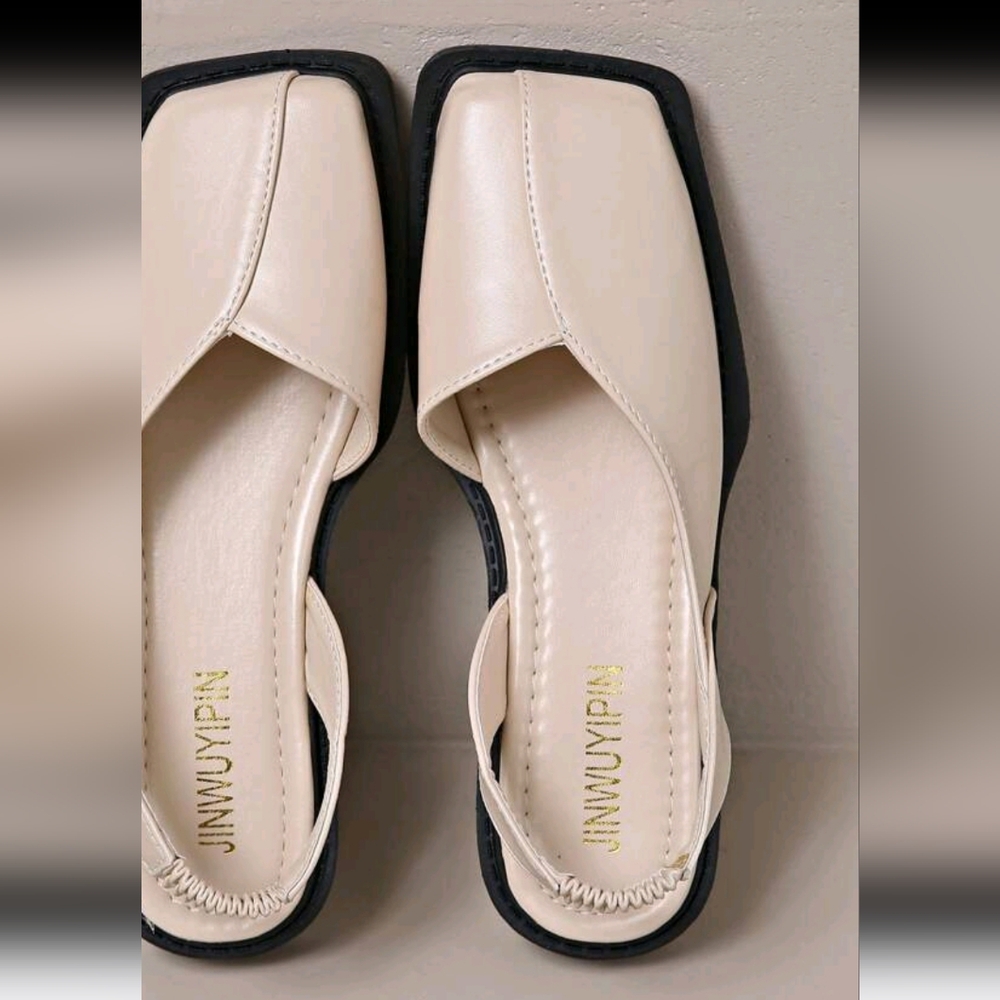 Women Flat With Shoes Designer Luxury Buckle Fashion Ladies Flats Shoes Sli - Picture 8 of 9